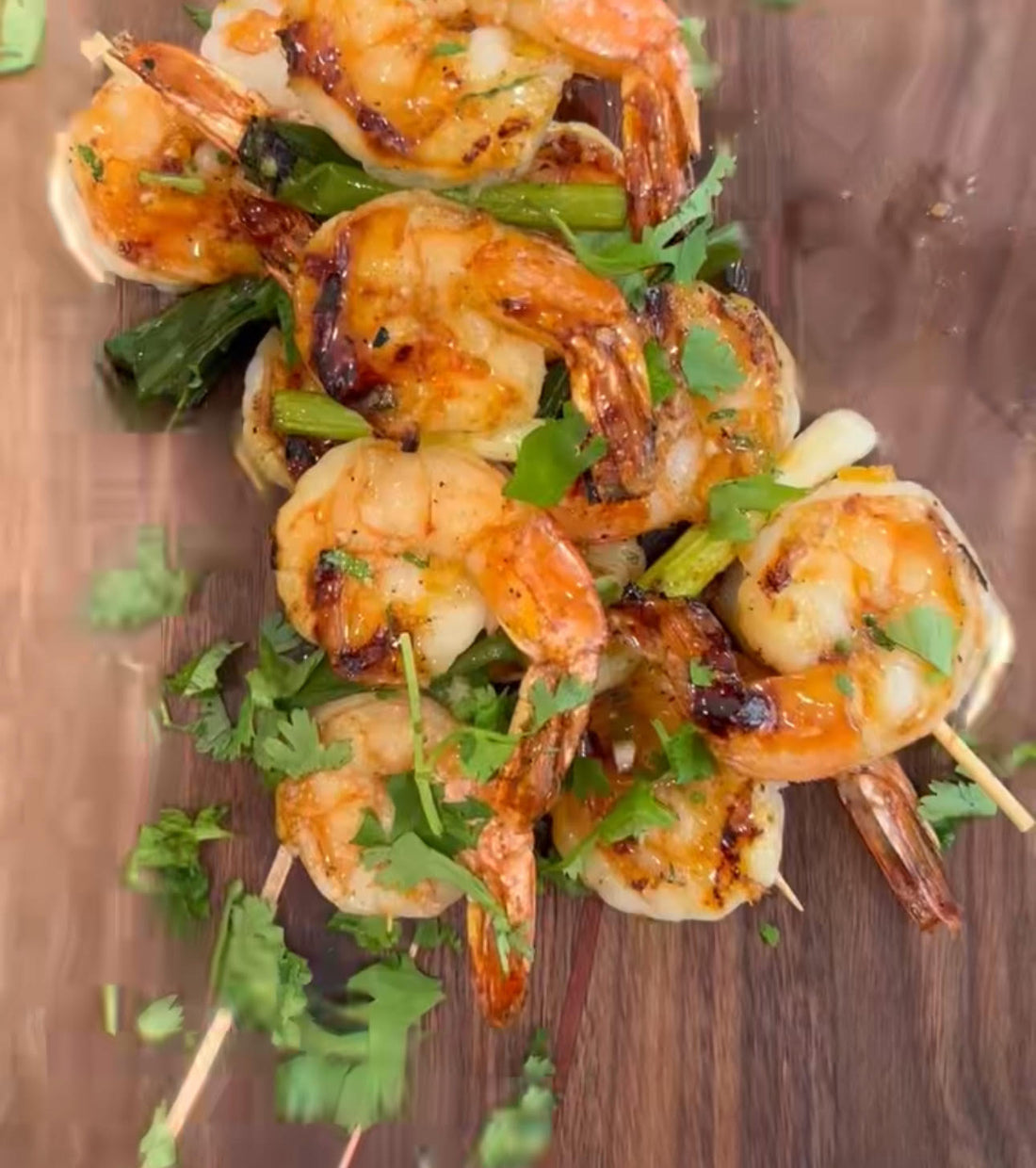 Smokin Datil Orange Chili Shrimp